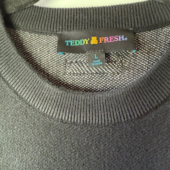 Teddy Fresh - I Will Accomplish Nothing Today Knit Sweater XL - Picture 7 of 13